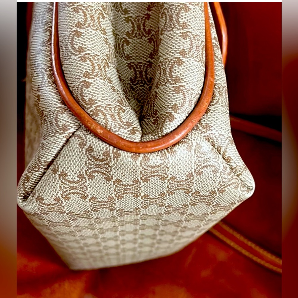 Celine  macadam Beige and Brown Crossbody Bag with Wallet - Picture 9 of 13